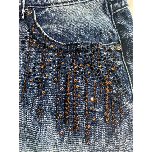 Cowgirl Tuff Embellished Jeans size 29 33 - Picture 3 of 10